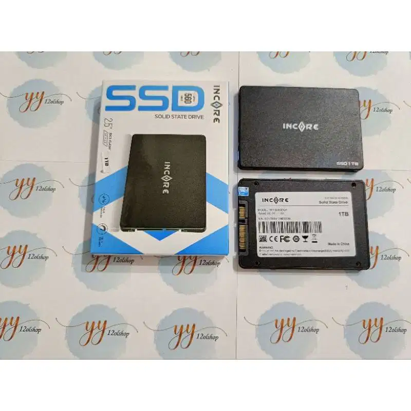 SSD SATA 1TB n 500gb merek incore bisa dijadikan external