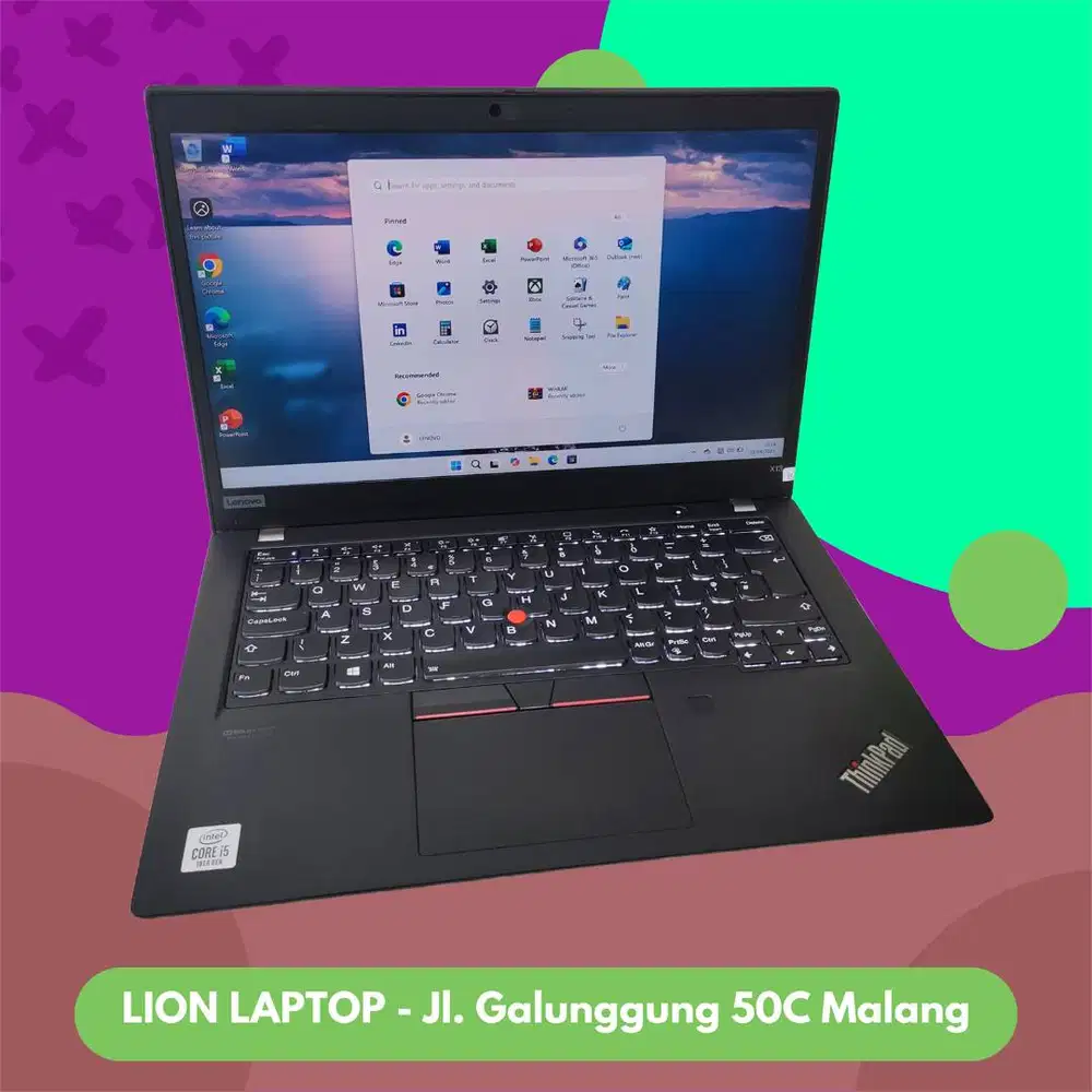 Core i5 Gen 10 slim mulus RAM 8GB SSD 256 Lenovo Thinkpad X13 [03|12]