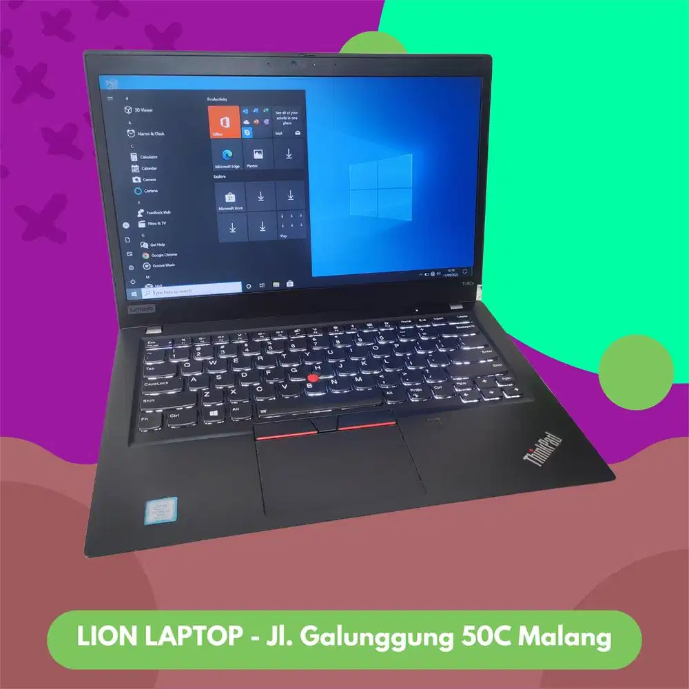 RAM 16GB SSD 512GB Core i5 Slim Lenovo Thinkpad T490s [03|12]