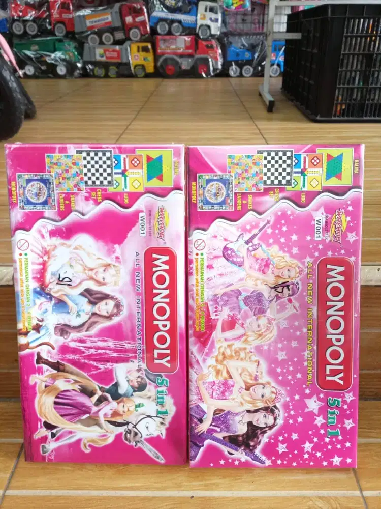 mainan anak monopoly 5in1