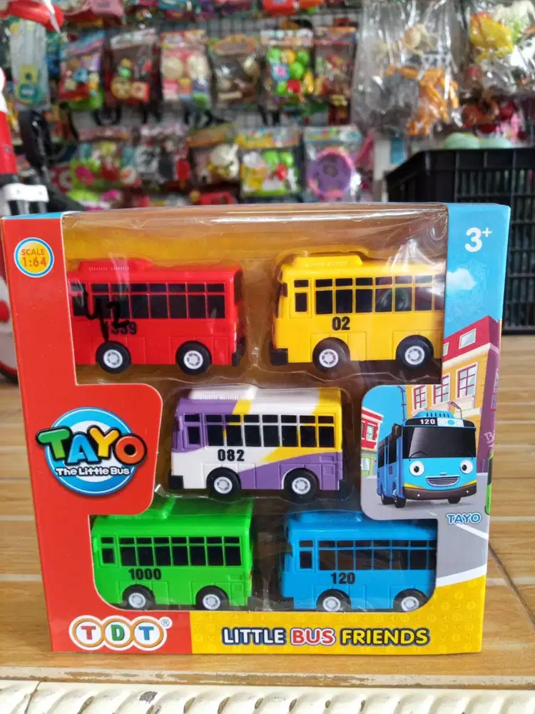mainan anak bis tayo isi 5
