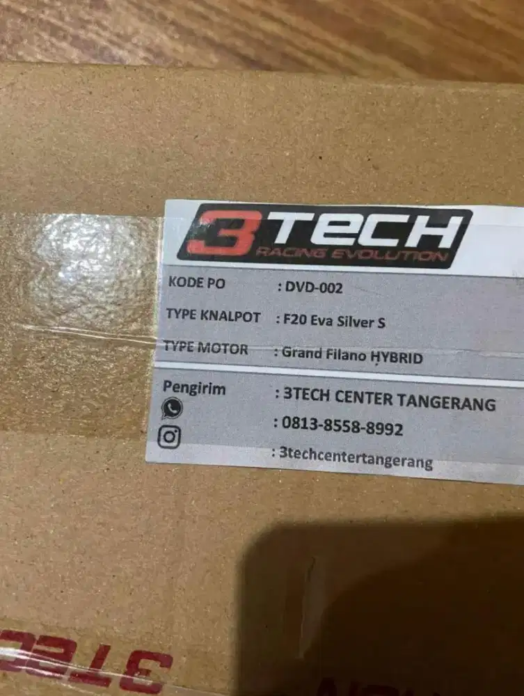 Knalpot 3Tech (Suara bisa di setting)