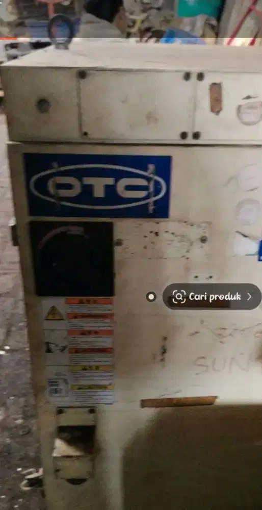 Mesin las otc kondisi belum di coba