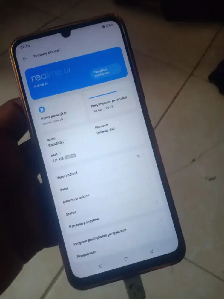Realme note 60 masih ORI segel normal