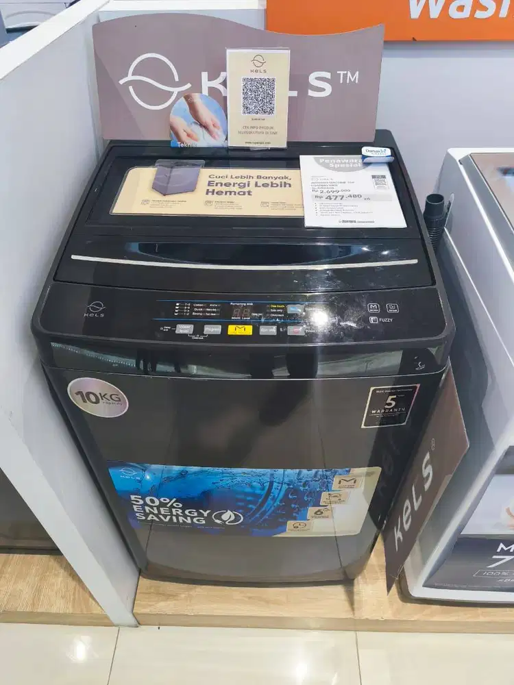 KELS WASHING MACHINE TOPLOADING 10KG
