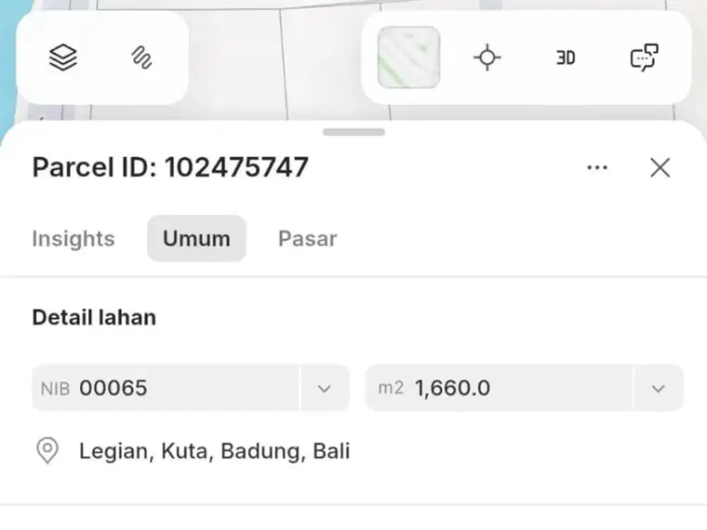 Tanah Harga Sangat Terjangkau Lokasi Strategis (Bonus Bangunan)