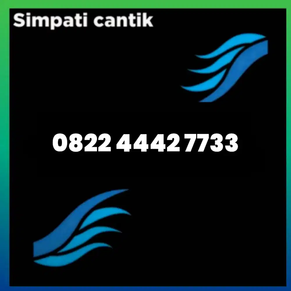 Nomor cantik simpati Telkomsel