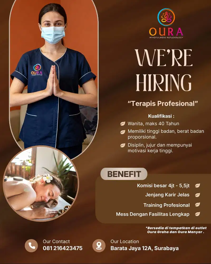 Spa Therapist Reflexology