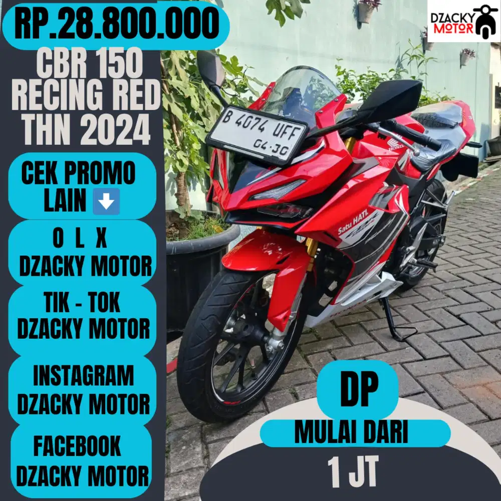 CBR 150 RECING RED THN 2024