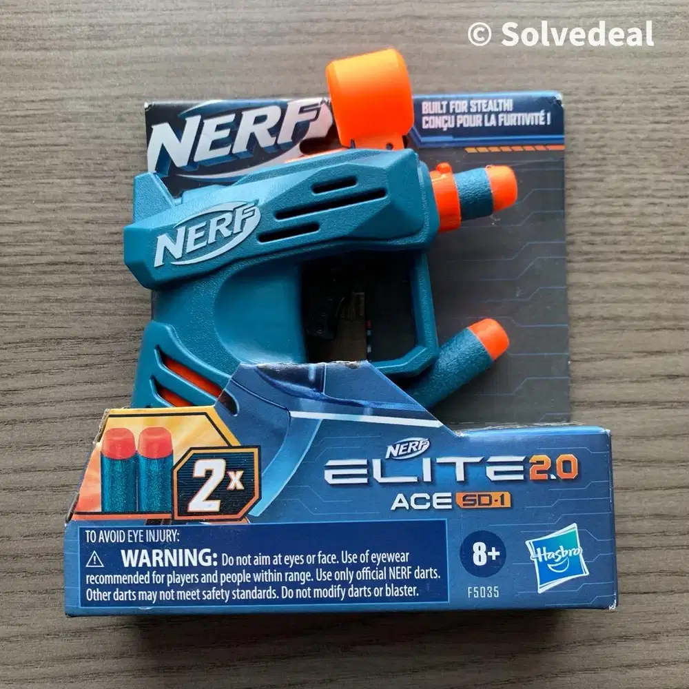 Nerf Elite 2.0 Ace SD-1 – Mainan Baru Siap Pakai
