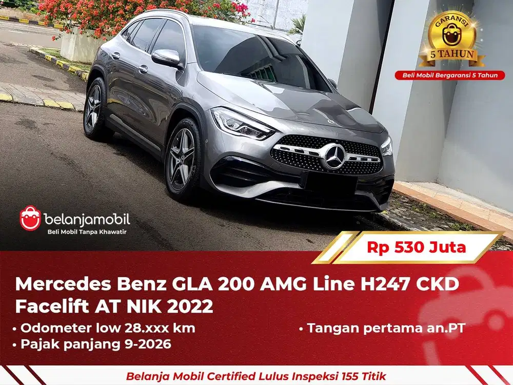 [ GARANSI 5TH ] Mercedes Benz Mercy GLA200 GLA 200 AMG H247 2022/2023