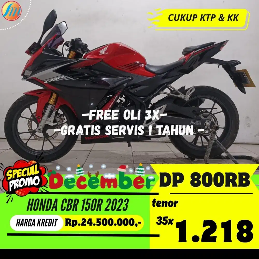 DP HANYA 800RIBU HONDA CBR 150R 2023 ANGSURAN SANGAT TERJANGKAU