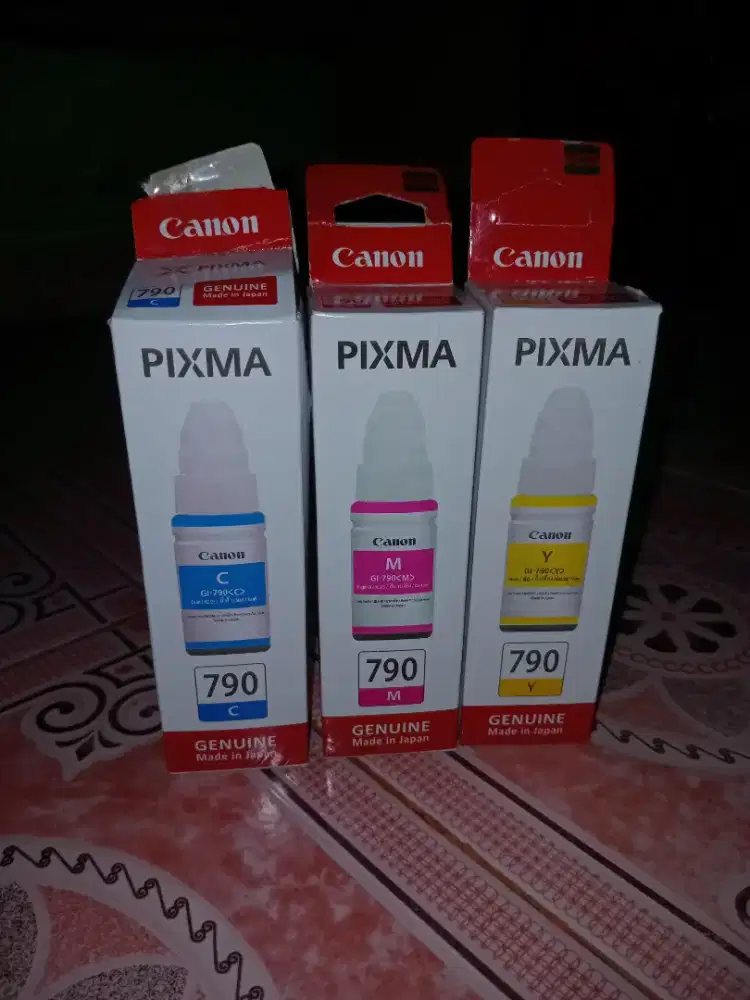 DI JUAL TINTA PRINTER CANON (GI 790 (C,M,Y)