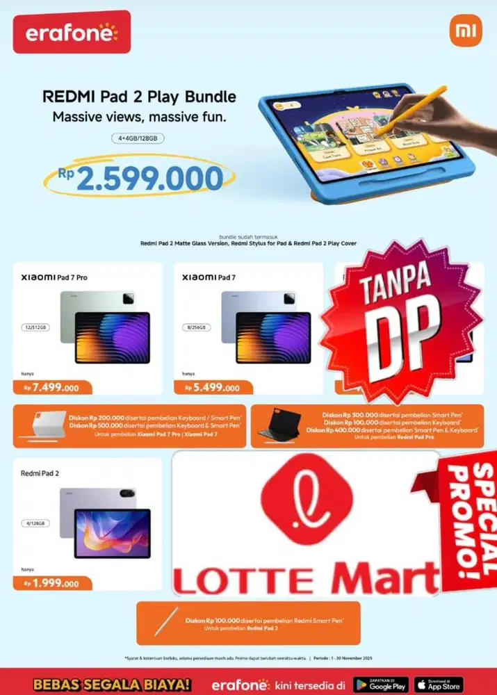 Kredit redmi pad 2 4/128gb