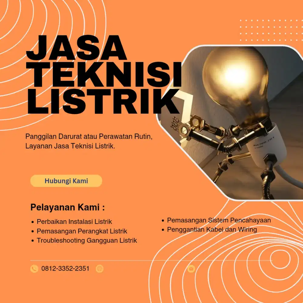 JASA TEKNISI LISTRIK RUMAHAN
