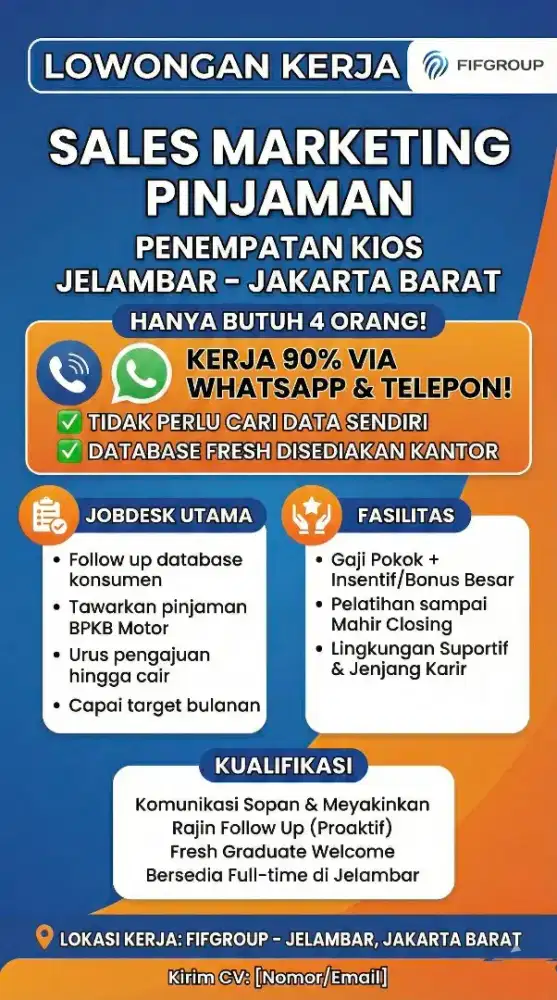 SALES MARKETING PINJAMAN