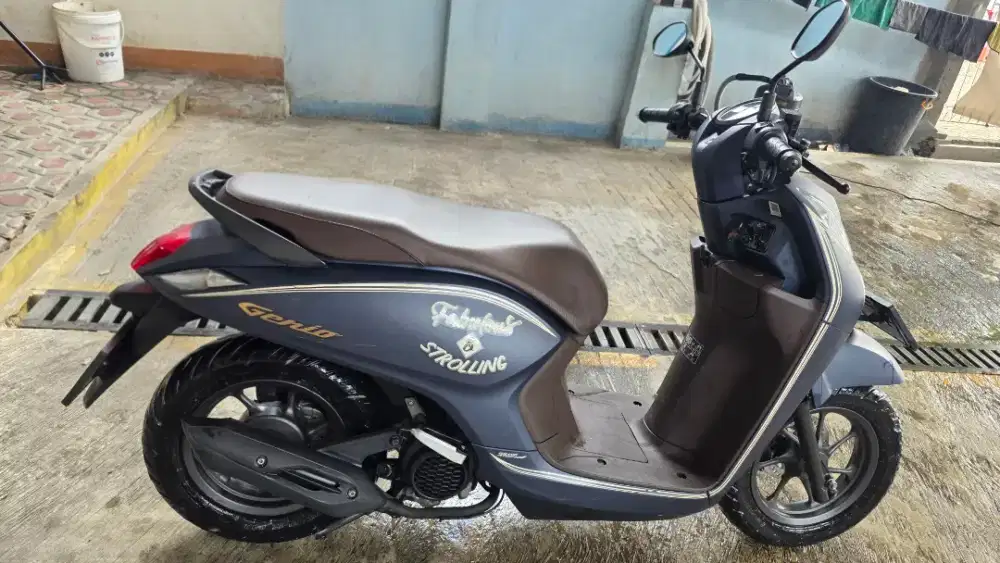 GENIO CBS ISS BIRU 2022 KM RENDAH BAGUS KYK BARU