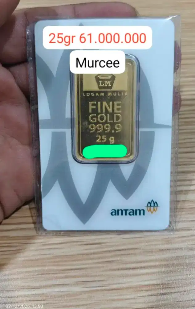 Logam mulia antam 25gr