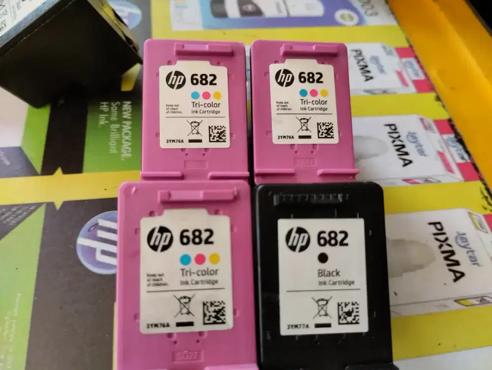 Di cari cartridge tinta hp 682 bekas