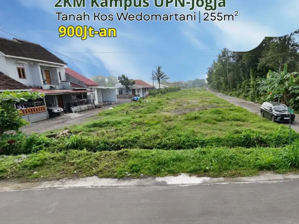 Tanah Dijual Gejayan Jogja, 500m² Tepi Jalan