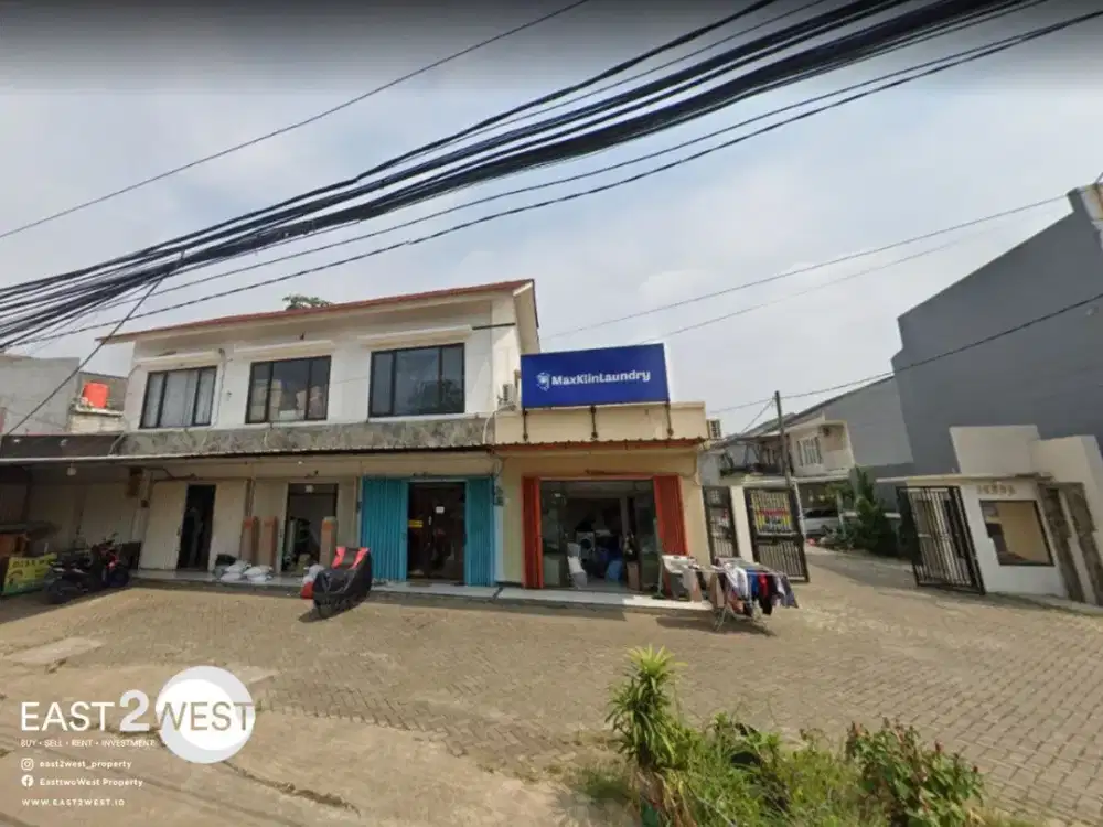 Kios Gandeng Samping Perumahan Kirana Residence Ciater Tangerang Selatan Disewakan Dengan Harga Murah Lokasi Paling Strategis
