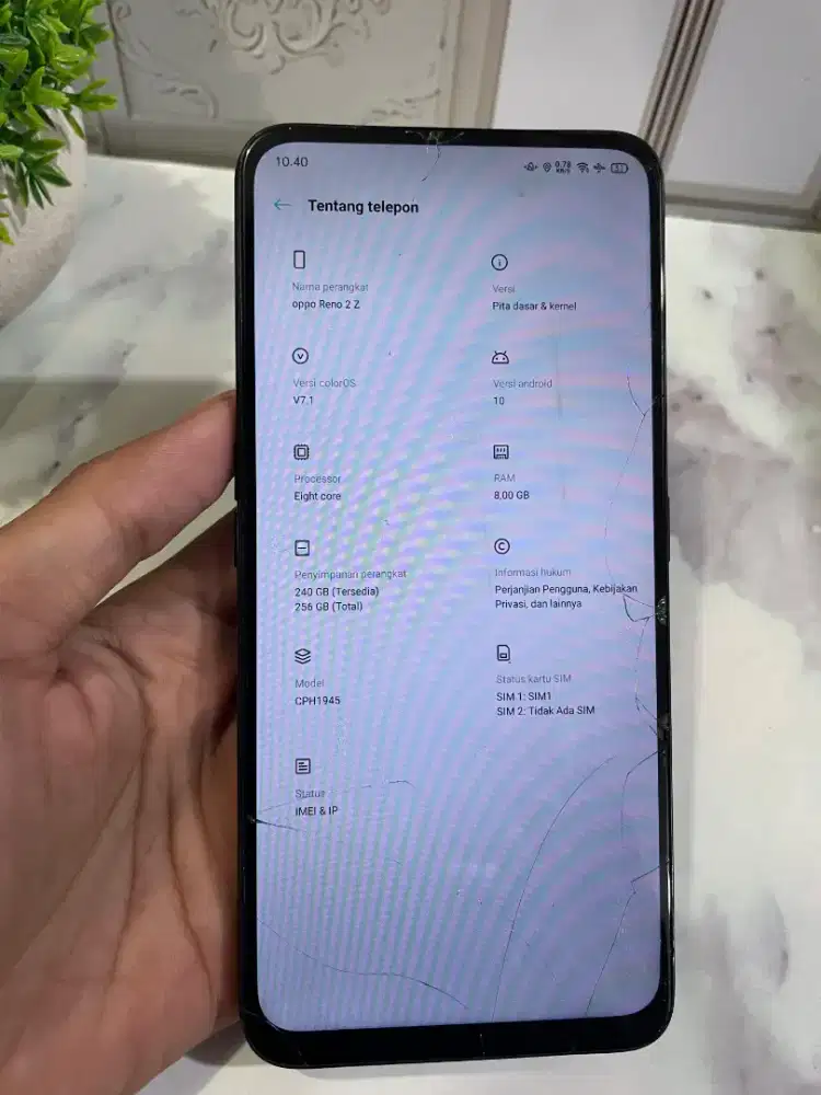Hp Oppo Reno 2Z bekas