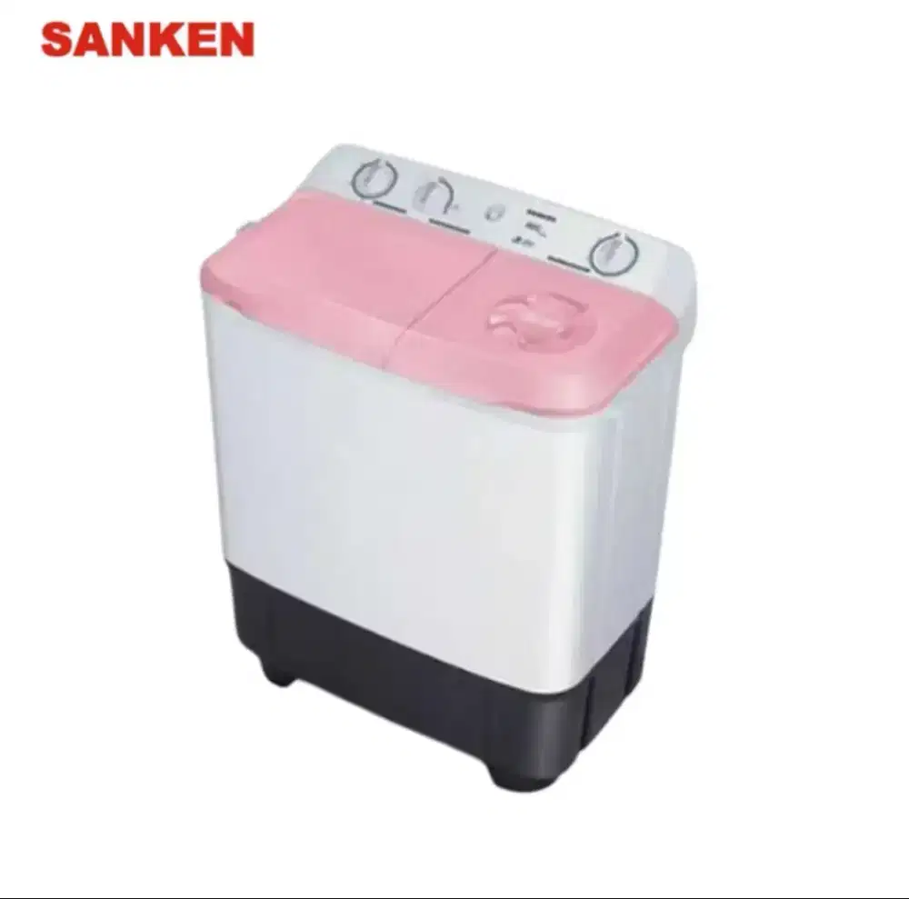 SANKEN MESIN CUCI 2 TABUNG TW 9110 KAPASITAS 9 KG, GARANSI RESMI
