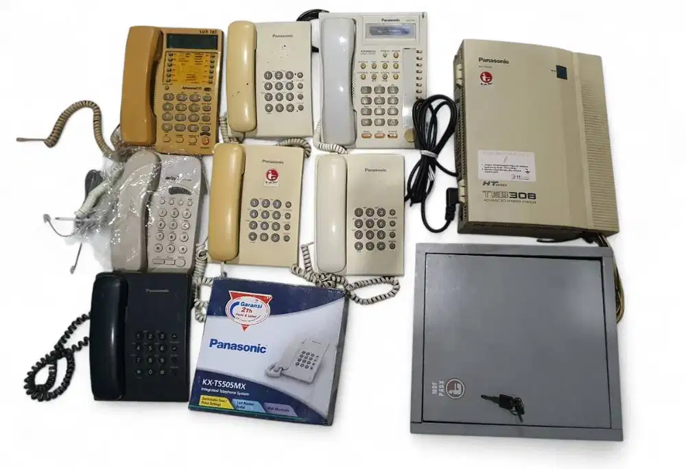 PABX Panasonic KX-TEB 308 kapasitas 3 line 8 ext bekas