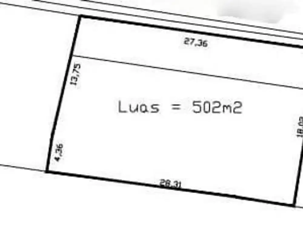 Dijual tanah ada bangunannya, bisa untuk dibangun 4 unit rumah, di lokasi strategis di Bintaro, Jakarta Selatan