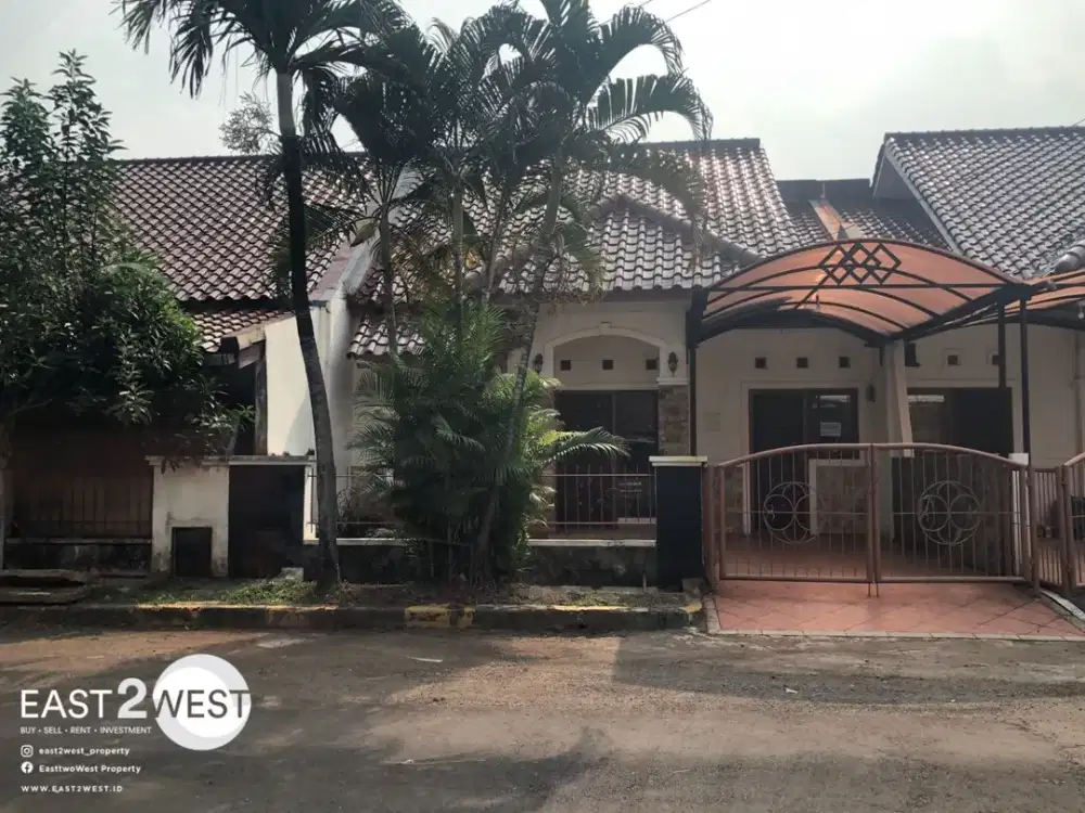 Jual Rumah Villa Melati Mas Tangerang Selatan Bagus Murah Lokasi Nyaman Strategis Siap Huni
