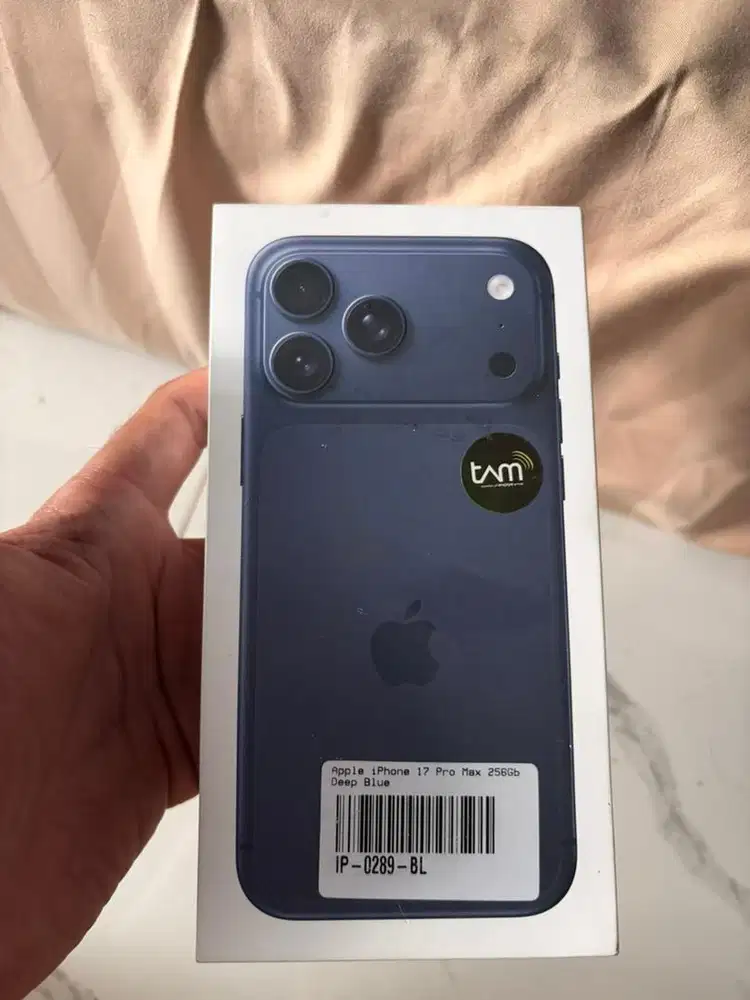 jual iphone 17 promax 256 blue garansi resmi baru