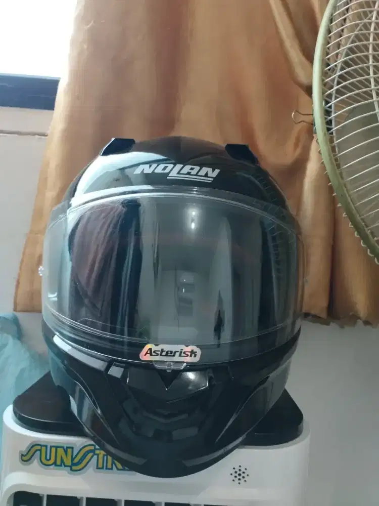 NOLAN N 606 BLACK GLOSY SIZE M