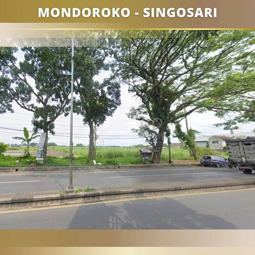Tanah Lokasi Nol Jalan Raya Mondoroko Singosari Seberang Hino