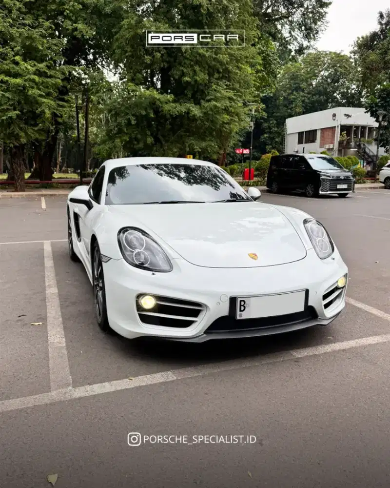 PORSCHE CAYMAN 981 2013 WHITE