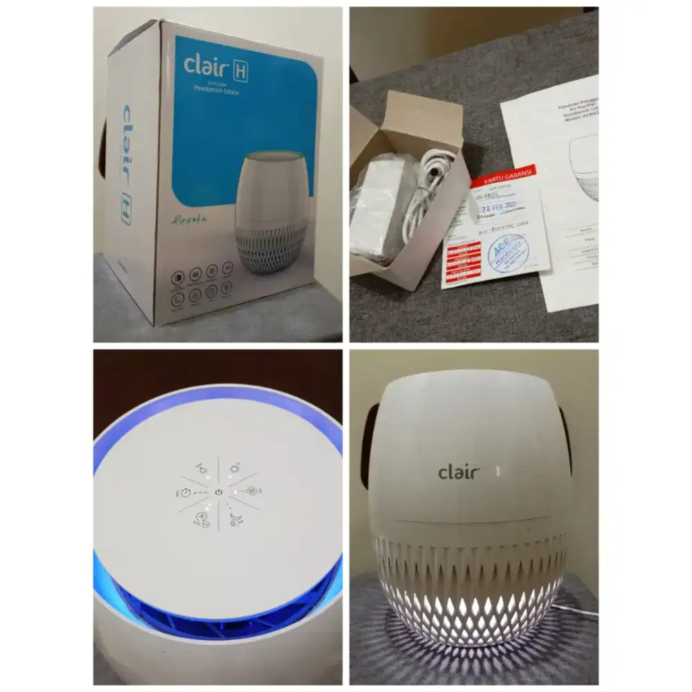 Clair H Air Purifier Penyaring Udara Korea