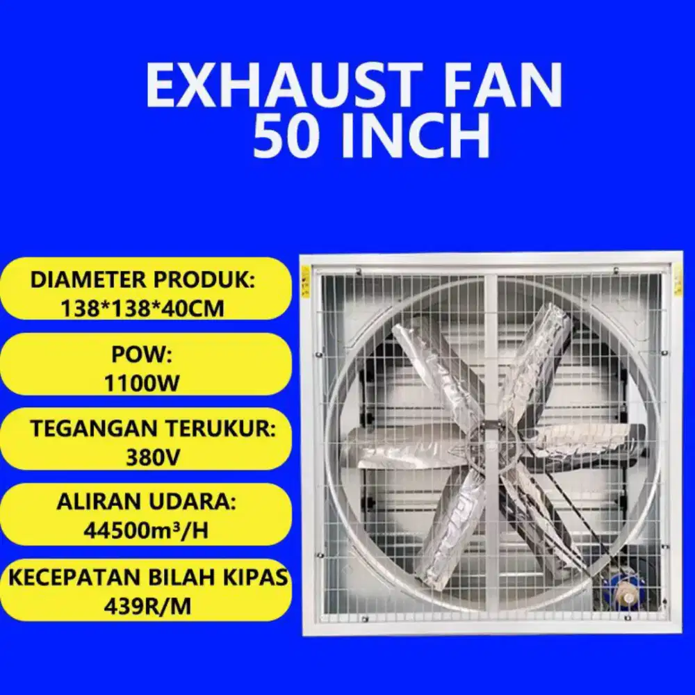 Kipas Angin Blower Industrial - Angin Super Kuat, Harga Terjangkau
