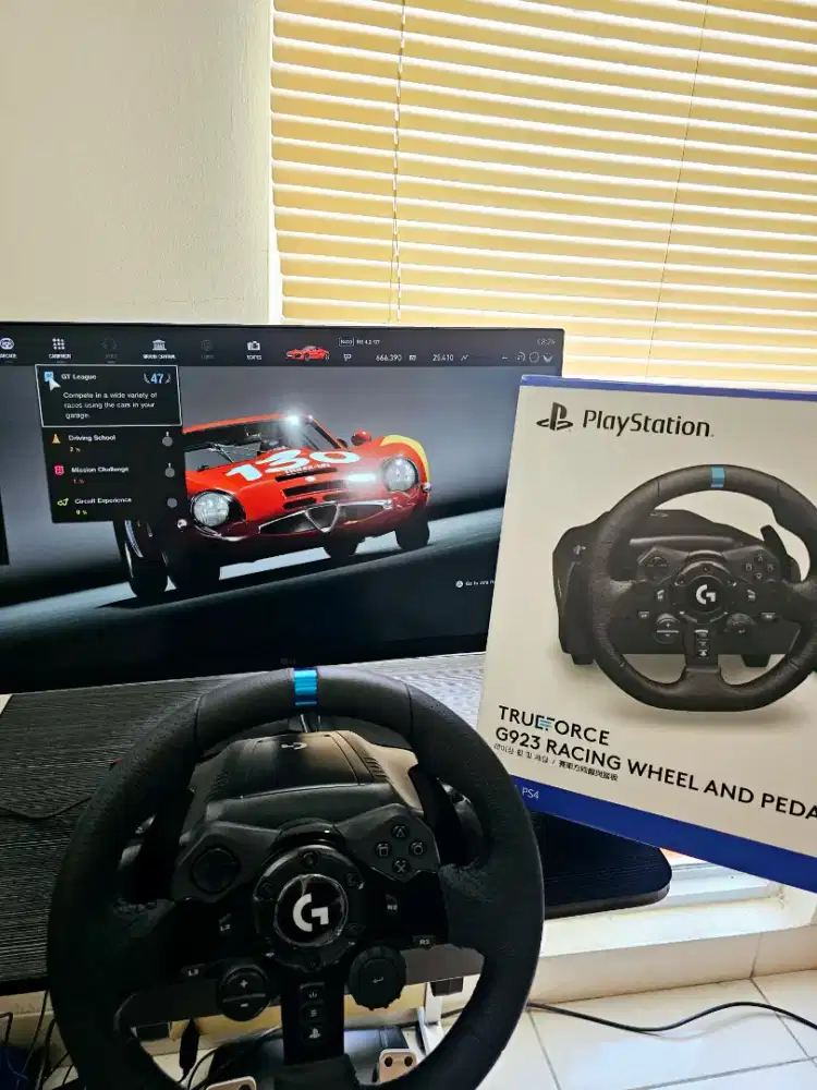 Steering Wheel Logitech G923 Mulus – Fullset – COD Medan