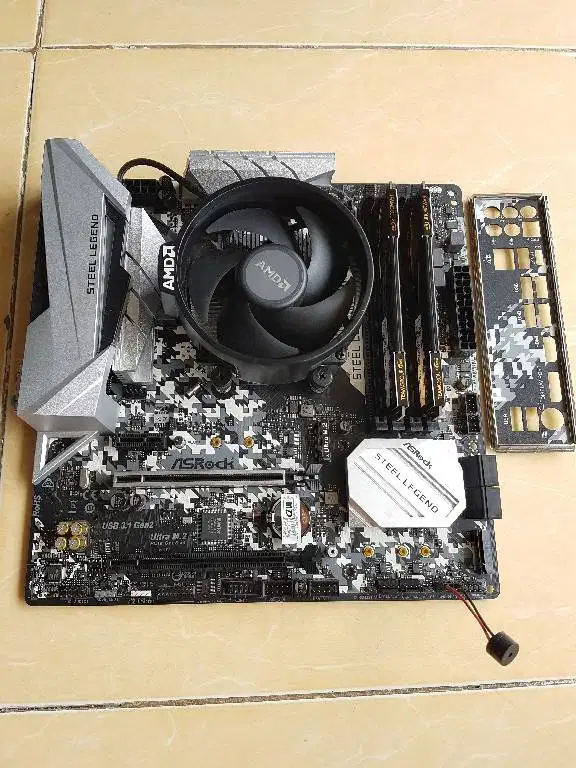 Sepaket AMD Ryzen 5 3400g | ASRock B450M SL | 2x4gb Ram 8GB DDR4