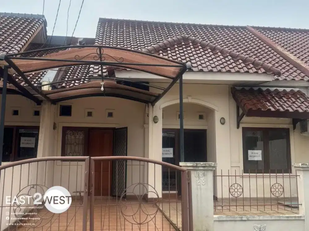 Jual Rumah Villa Melati Mas Tangerang Selatan Siap Huni Nyaman Strategis Murah
