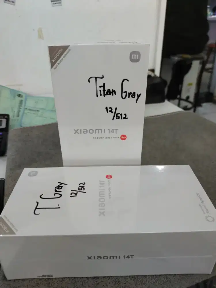 Xiomi 14t 5g 12/512 New segel titanium grey