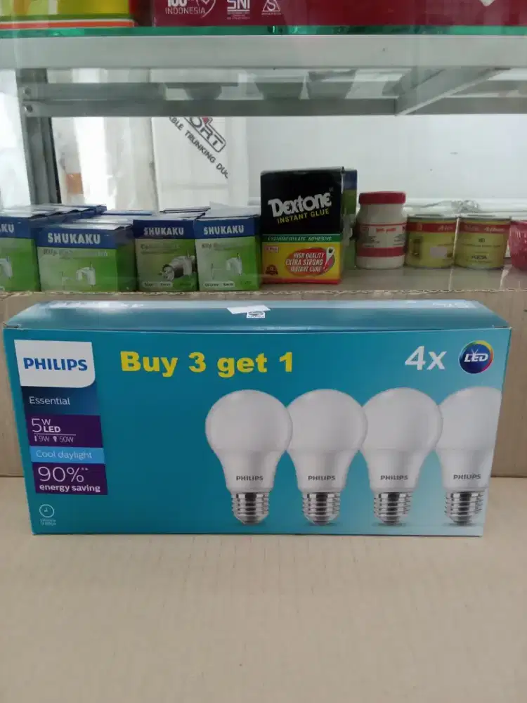 PHILIPS ESSENTIAL LED BUY 3 GET 1 5 WATT