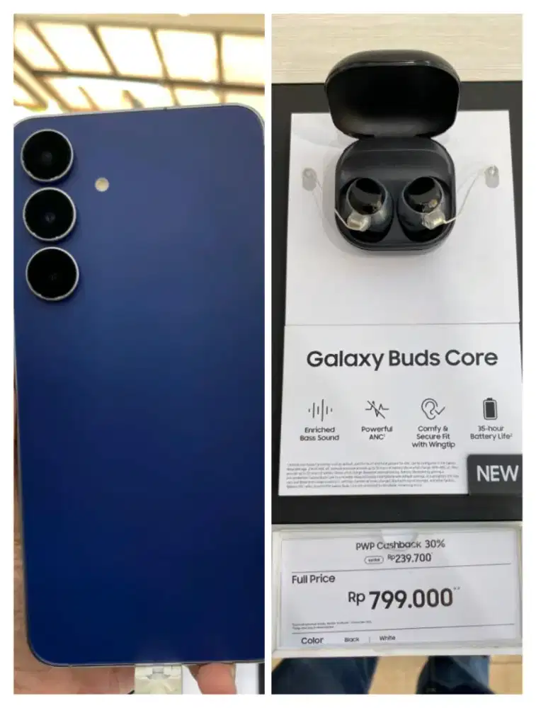 SAMSUNG GALAXY S25 FE FREE BUDS CORE