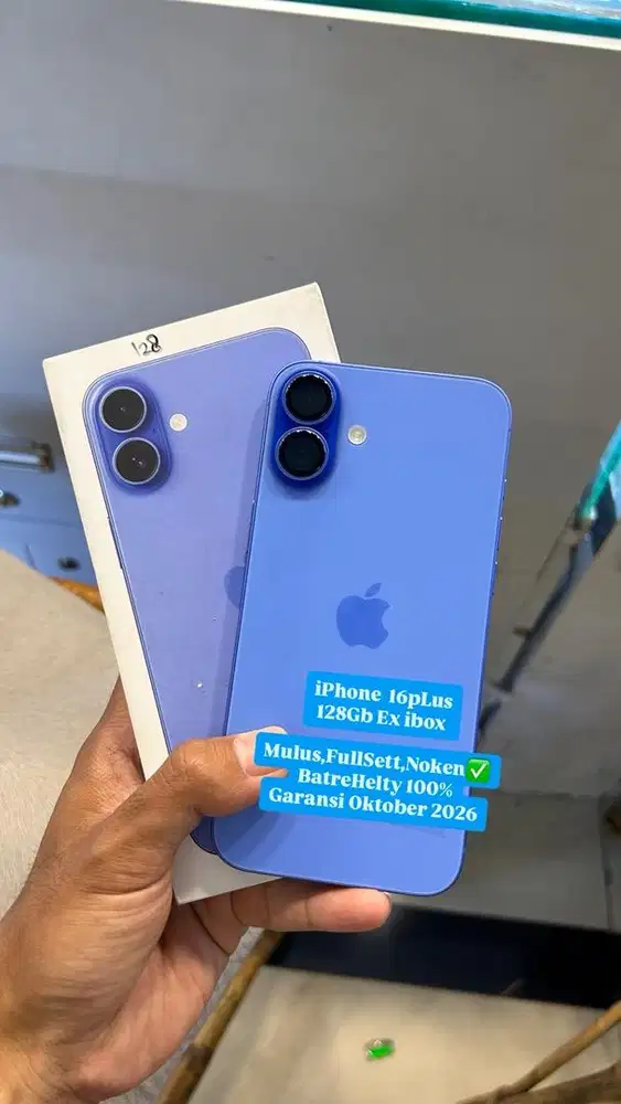 Iphone 16plus internal 128Gb Ex ibox