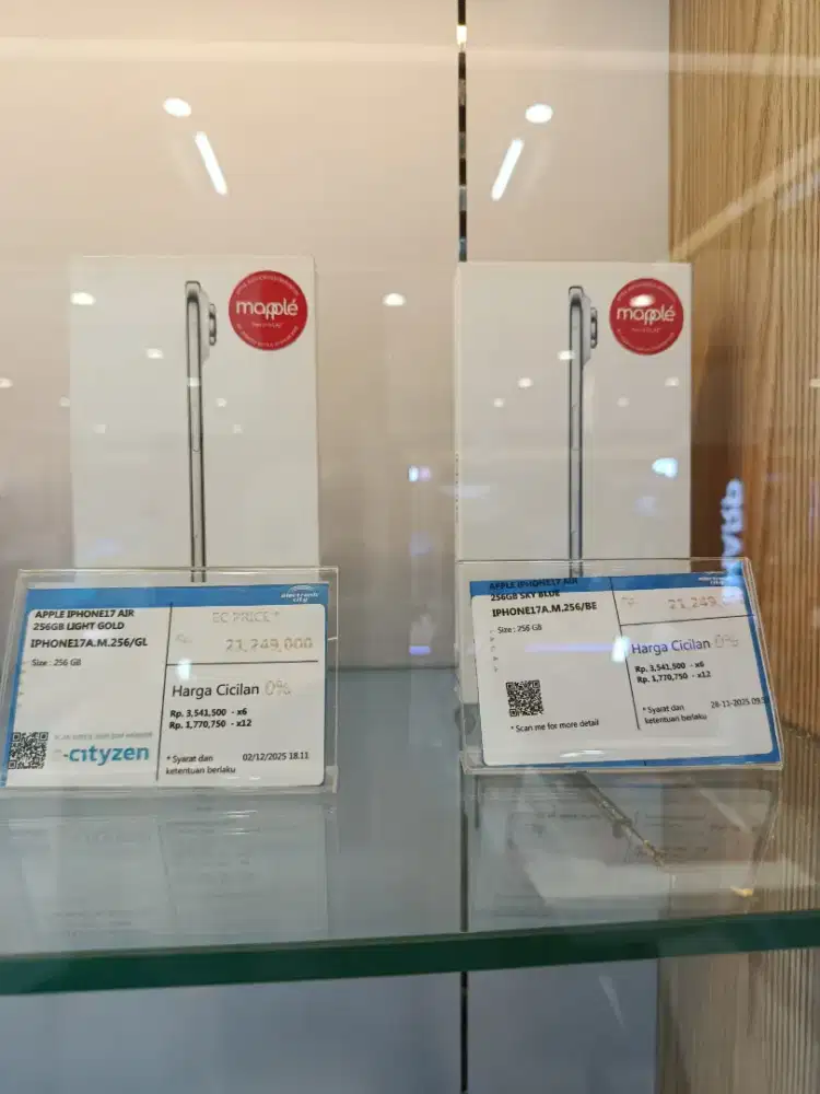 kredit iphone 17 air pakai homecreditnya bunga 0% & free 1/2x cicilan