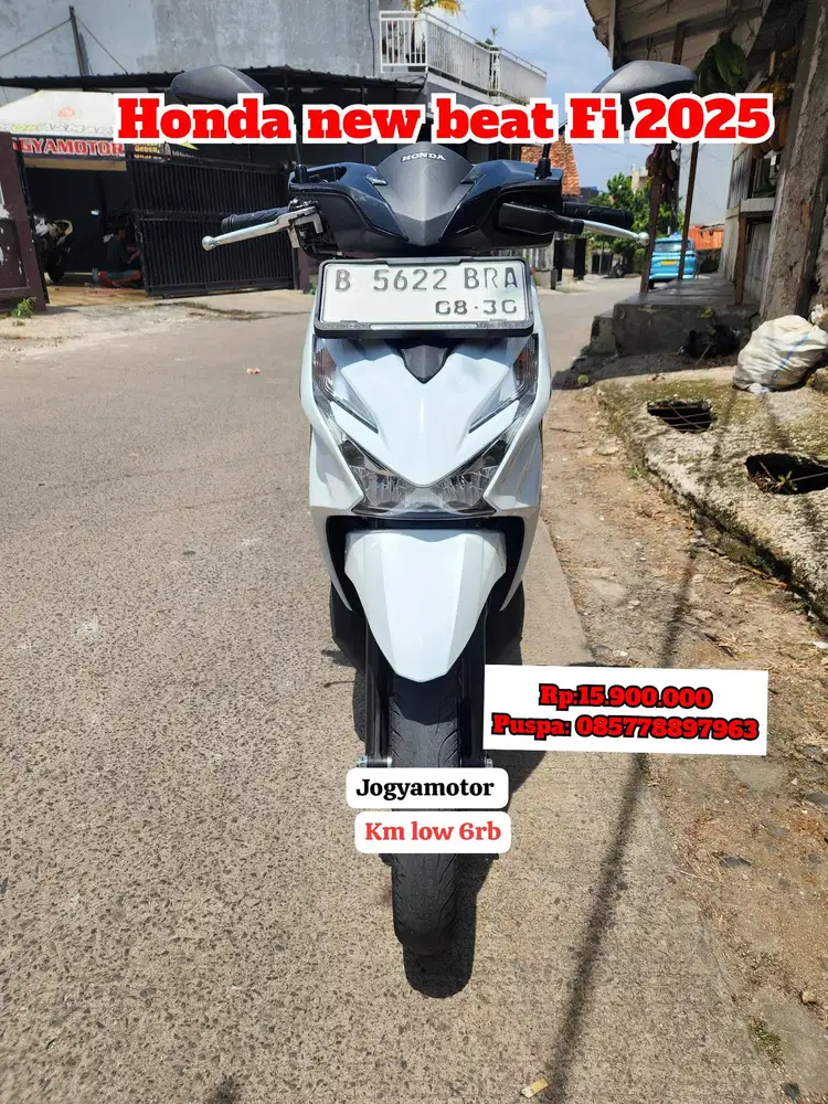 (B) honda new beat fi 2025 cash  credit