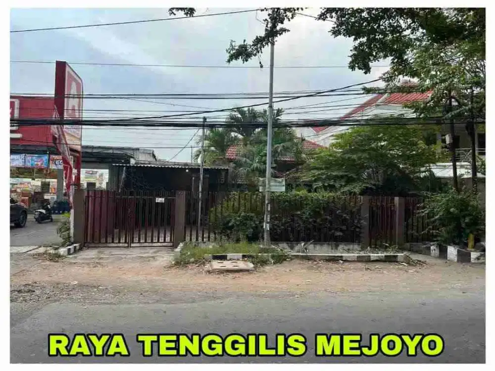 Rumah di area komersial. Nol Jalan Raya Tenggilis Mejoyo, Surabaya Selatan (Sebelah Alfa Midi)