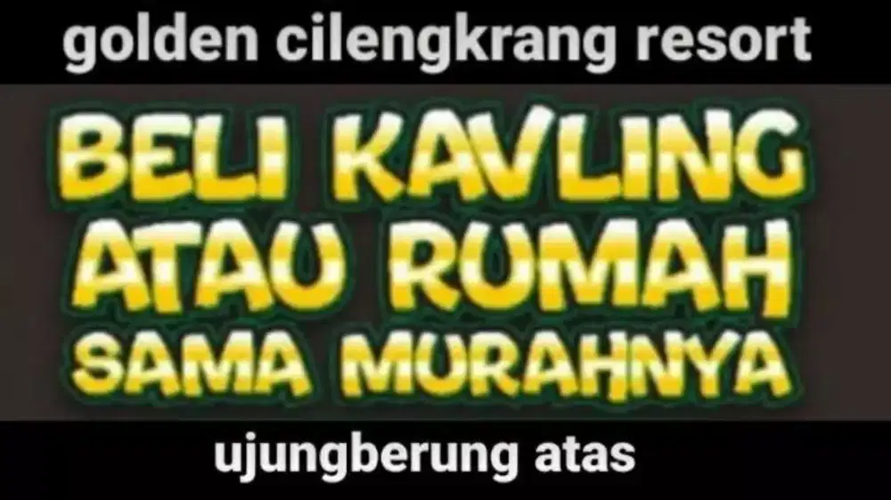 Rp 3JT/M² Kavling Cluster Resort Free SHM For Sale Anti Ribed²