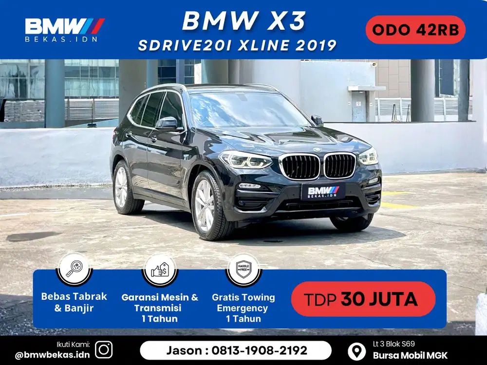 DP30jt BMW X3 2019 xLine Record