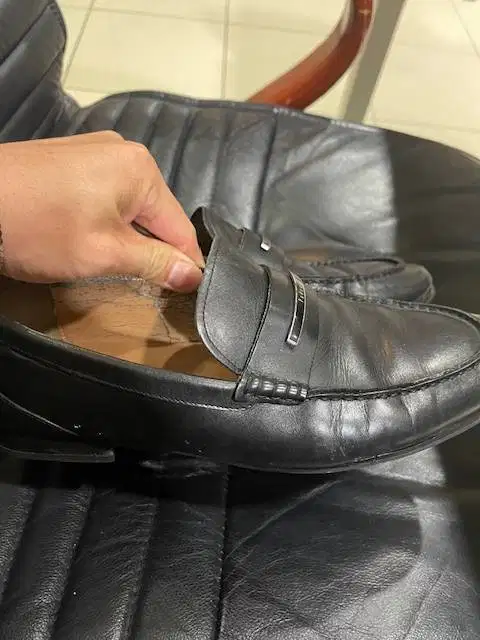 sepatu pantofel pedro original uk 42  dus lengkap