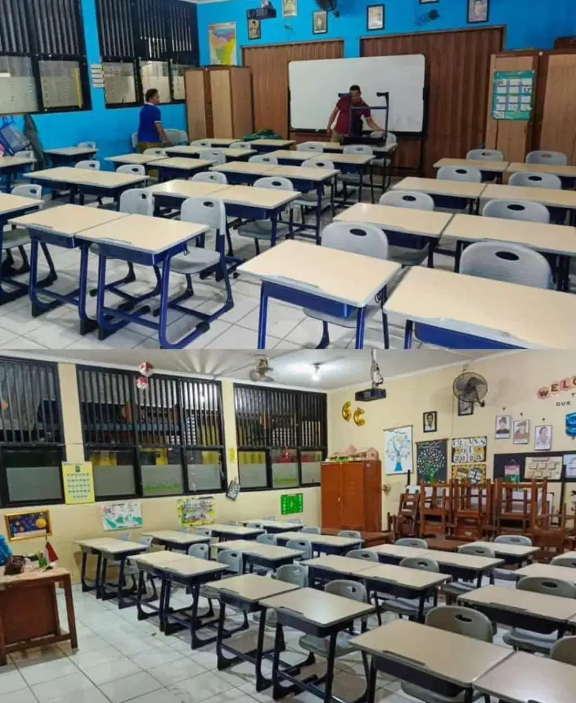 Set meja belajar sekolah